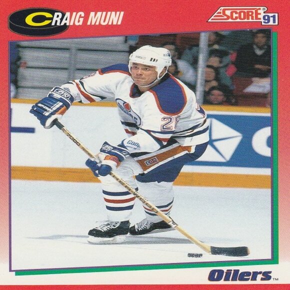 Craig Muni Edmonton Oilers NHL Hockey Card Collection - 3 Card Set - Picture 3 of 4